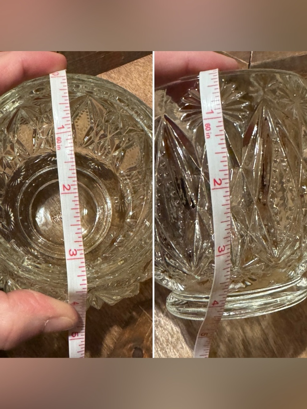 Avon VTG Crystal Glow Candle Holder✨ - Picture 6 of 9
